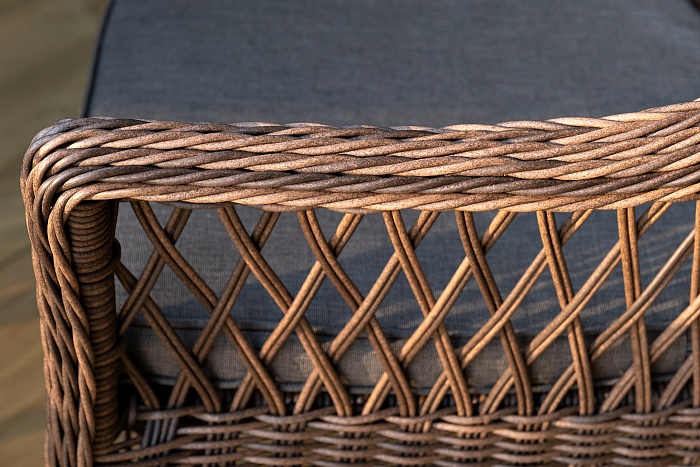 Эспрессо-150 S обеденная группа плетеная, цвет коричневый - фото 9