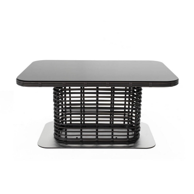 "Блисс" плетеный стол из искусственного ротанга 141х92х75см, цвет бронзовый