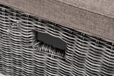 "Рим" шезлонг с подушкой, цвет графит "Рим" шезлонг с подушкой, цвет графит