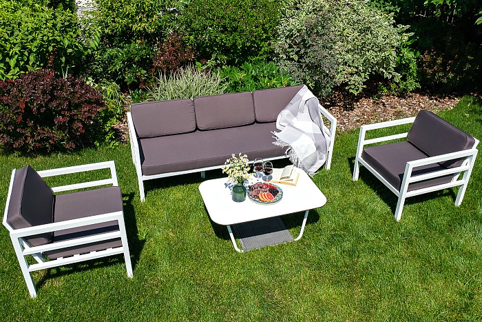 Эстелья кресло интерьерное, каркас из алюминия, АЛ-К-0001 - фото 6