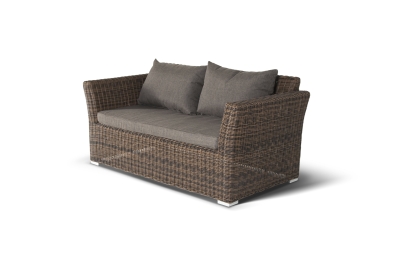"Капучино Дабл" лаунж-зона из искусственного ротанга, цвет коричневый "Капучино Дабл" лаунж-зона из искусственного ротанга, цвет коричневый