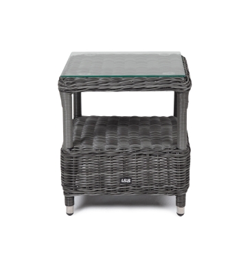 "Форио" столик кофейный из искусственного ротанга, цвет графит
