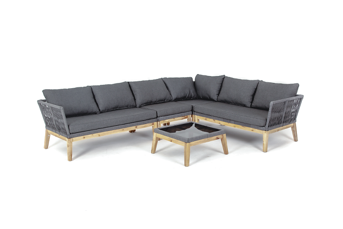 Барселона столик кофейный, деревянный каркас, акация - фото 5