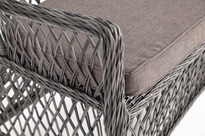 "Латте" диван двухместный из искусственного ротанга, цвет графит "Латте" диван двухместный из искусственного ротанга, цвет графит