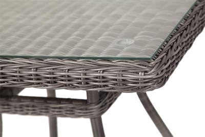"Айриш" стол плетеный из искусственного ротанга, цвет графит "Айриш" стол плетеный из искусственного ротанга, цвет графит