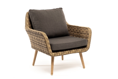 "Прованс" кресло из искусственного ротанга, цвет соломенный "Прованс" кресло из искусственного ротанга, цвет соломенный