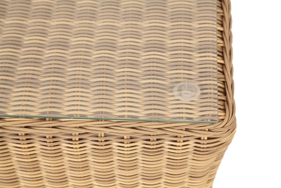 "Капучино" журнальный столик из искусственного ротанга, цвет соломенный "Капучино" журнальный столик из искусственного ротанга, цвет соломенный