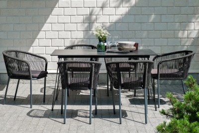"Милан" обеденная группа на 6 персон, цвет темный "Милан" обеденная группа на 6 персон, цвет темный