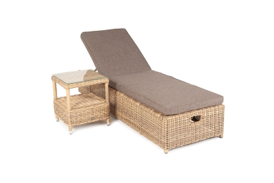 "Рим" комплект шезлонг со столиком, цвет соломенный "Рим" комплект шезлонг со столиком, цвет соломенный