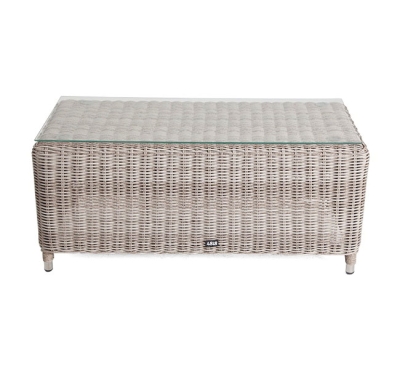 "Кон Панна" столик журнальный из искусственного ротанга, цвет бежевый