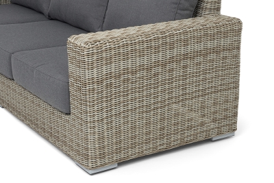 "Боно" диван из искусственного ротанга трехместный, цвет бежевый "Боно" диван из искусственного ротанга трехместный, цвет бежевый