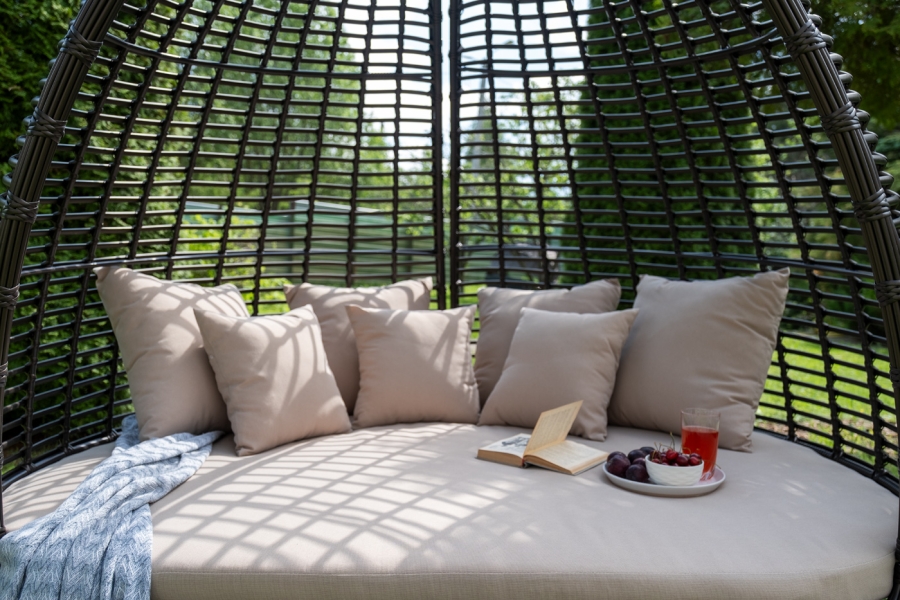 Тенерифе плетеная кровать, цвет бронзовый - фото 5