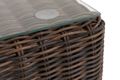 "Капри" журнальный столик плетеный, цвет коричневый "Капри" журнальный столик плетеный, цвет коричневый