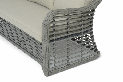 "Ницца" диван из искусственного ротанга трехместный, цвет серый "Ницца" диван из искусственного ротанга трехместный, цвет серый