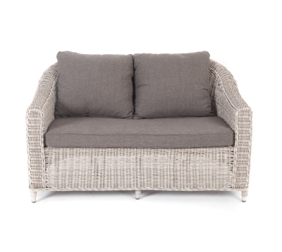 "Кон Панна" диван из искусственного ротанга двухместный, цвет бежевый