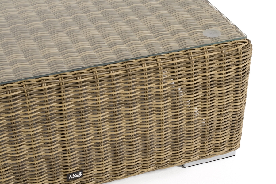 Капри журнальный столик плетеный, цвет соломенный - фото 3