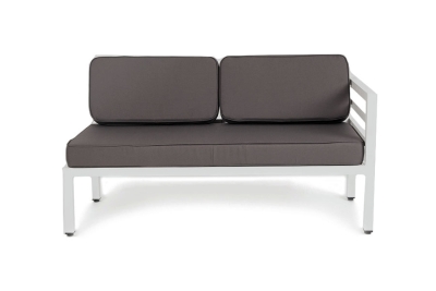 "Глория" модуль диванный левый, каркас из алюминия, АЛ-Д2-0002			