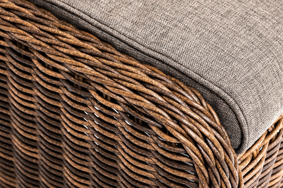 Толедо пуф плетеный, цвет коричневый - фото 5