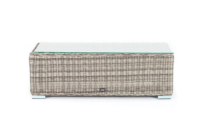 Боно журнальный столик из искусственного ротанга, цвет серый - фото 2