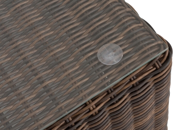 "Капри" журнальный столик плетеный, цвет коричневый