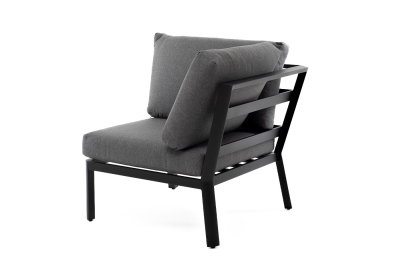 "Париж" модуль диванный алюминиевый угловой, цвет серый "Париж" модуль диванный алюминиевый угловой, цвет серый