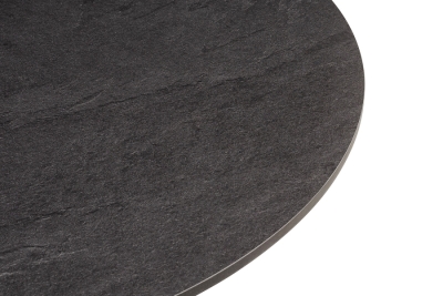 "Тюльпан" стол из HPL круглый Ø70см, цвет "серый гранит"