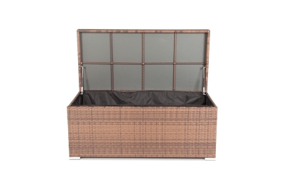 "Порту" сундук водонепроницаемый из искусственного ротанга, цвет коричневый