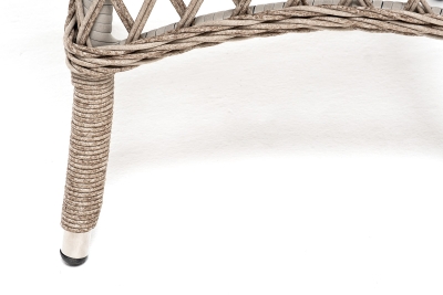 "Эспрессо" плетеный круглый стол, диаметр 80 см, цвет бежевый "Эспрессо" плетеный круглый стол, диаметр 80 см, цвет бежевый