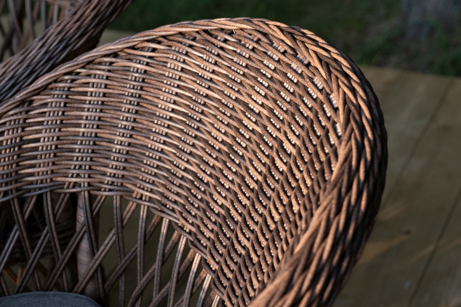 Дольче обеденная группа из искусственного ротанга, цвет коричневый - фото 10