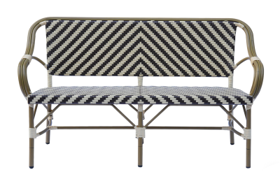 "Кабри" диван двухместный плетенный из искусственного ротанга, цвет бежево-коричневый