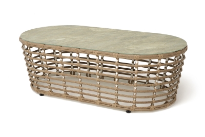 "Валенсия" журнальный столик из искусственного ротанга, цвет соломенный "Валенсия" журнальный столик из искусственного ротанга, цвет соломенный