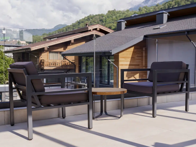 "Эстелья" кресло, каркас алюминий темно-серый (RAL7024) муар, ткань темно-серая 027 "Эстелья" кресло, каркас алюминий темно-серый (RAL7024) муар, ткань темно-серая 027