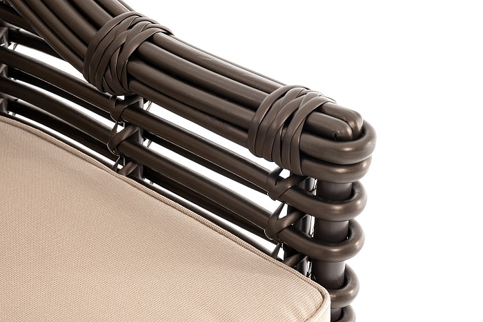 "Блисс" кресло из искусственного ротанга, цвет бронзовый Ницца кресло из искусственного ротанга, цвет бронзовый - фото 4