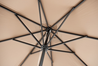 "Джулия" зонт садовый 3х3м на центральной опоре, тент бежевый