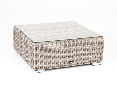 "Лунго" журнальный столик плетеный, цвет бежевый