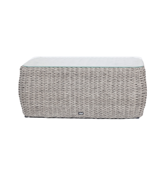 Кальяри журнальный столик из искусственного ротанга (гиацинт), цвет серый - фото 2