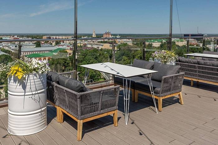 Руссо обеденный стол из HPL 150х80см, цвет молочный - фото 5