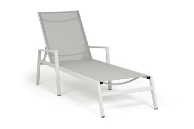 "Парма" шезлонг, каркас алюминий светло-серый (RAL7035) муар, ткань текстилен светло-серая "Парма" шезлонг, каркас алюминий светло-серый (RAL7035) муар, ткань текстилен светло-серая