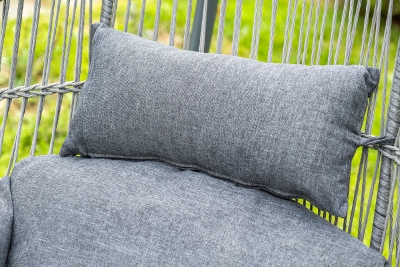 "Апулия" подвесное кресло из искусственного ротанга, цвет серый "Апулия" подвесное кресло из искусственного ротанга, цвет серый