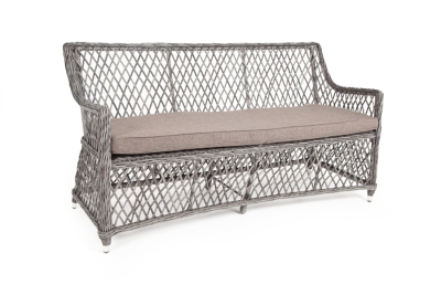 "Латте" диван двухместный из искусственного ротанга, цвет графит "Латте" диван двухместный из искусственного ротанга, цвет графит