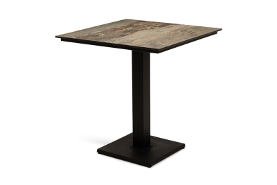 "Каффе" стол из HPL квадратный 70х70см, цвет "винтаж"