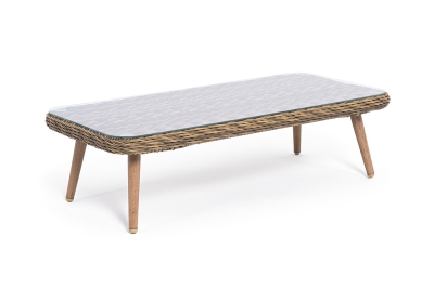 "Прованс" столик журнальный из ротанга, цвет соломенный "Прованс" столик журнальный из ротанга, цвет соломенный