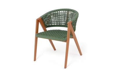 "Амстердам" плетеный стул из искусственного ротанга, цвет зеленый