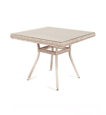 "Айриш" стол плетеный из искусственного ротанга, цвет бежевый "Айриш" стол плетеный из искусственного ротанга, цвет бежевый