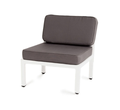 "Глория" модуль диванный центральный, каркас из алюминия, АЛ-Ц-0001	