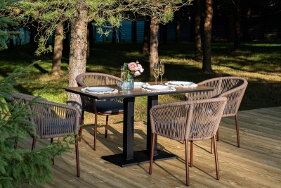 "Каффе Дабл" обеденная группа на 4 персоны, цвет "дуб" "Каффе Дабл" обеденная группа на 4 персоны, цвет "дуб"