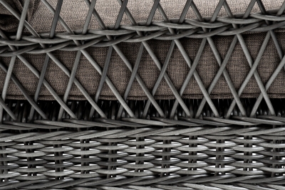 "Гранд Латте" кресло из искусственного ротанга, цвет графит "Гранд Латте" кресло из искусственного ротанга, цвет графит