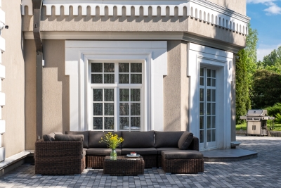 "Лунго" трансформирующаяся лаунж-зона из искусственного ротанга, цвет коричневый "Лунго" трансформирующаяся лаунж-зона из искусственного ротанга, цвет коричневый