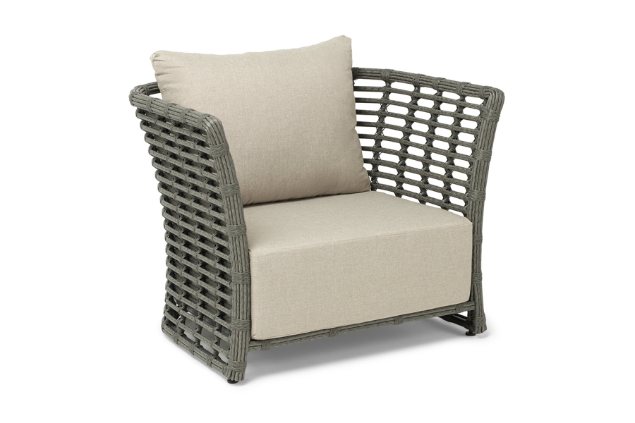 Валенсия кресло из искусственного ротанга, цвет серый - фото 3