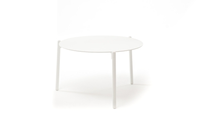 "Тоскана" журнальный столик круглый Ø65, H38,5, цвет белый